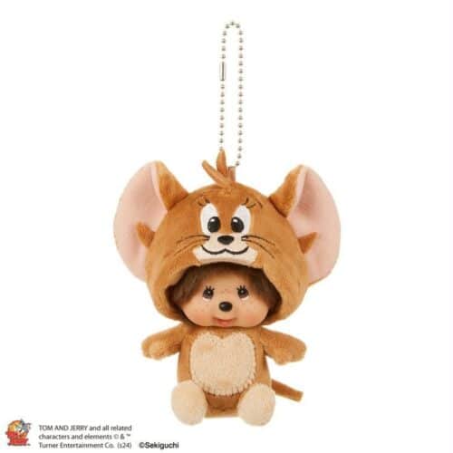 Monchichi Tom & Jerry Plush Keychain